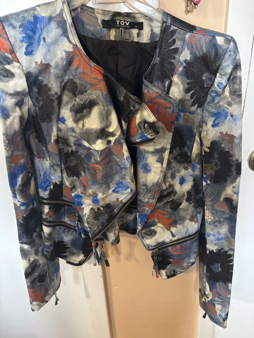 Faux leather jacket
